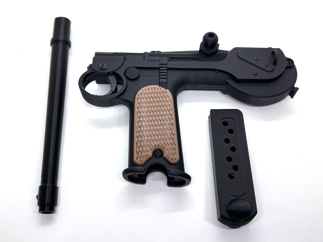 ルガーP08・ボーチャードC93 レプリカモデル　セット（機能なし、金属なし）