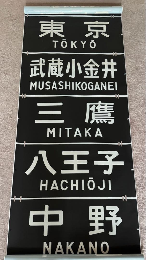 JR東日本（←日本国有鉄道）201系前面方向幕60コマタイプ