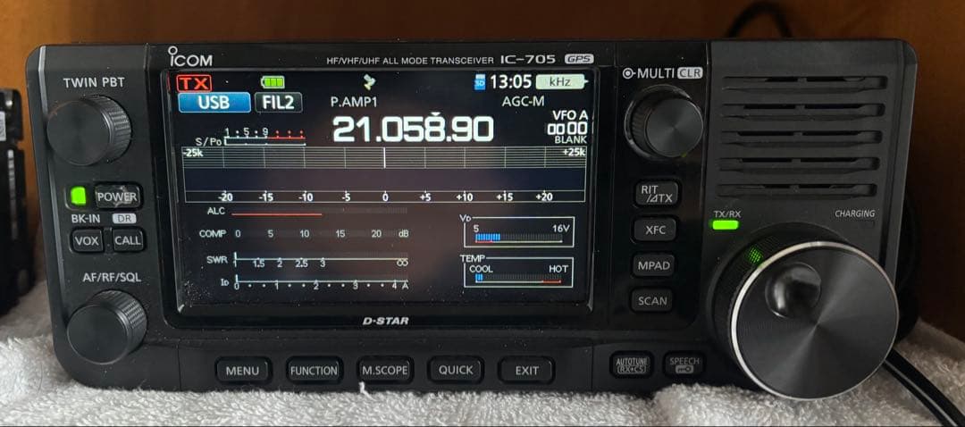 ICOM IC-705 アマチュア無線機