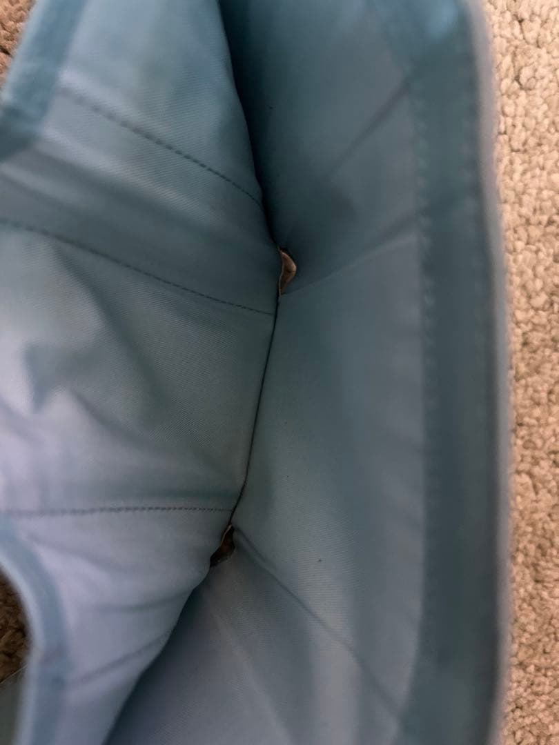 箱あり　DIESEL 三つ折り財布 ライトブルー