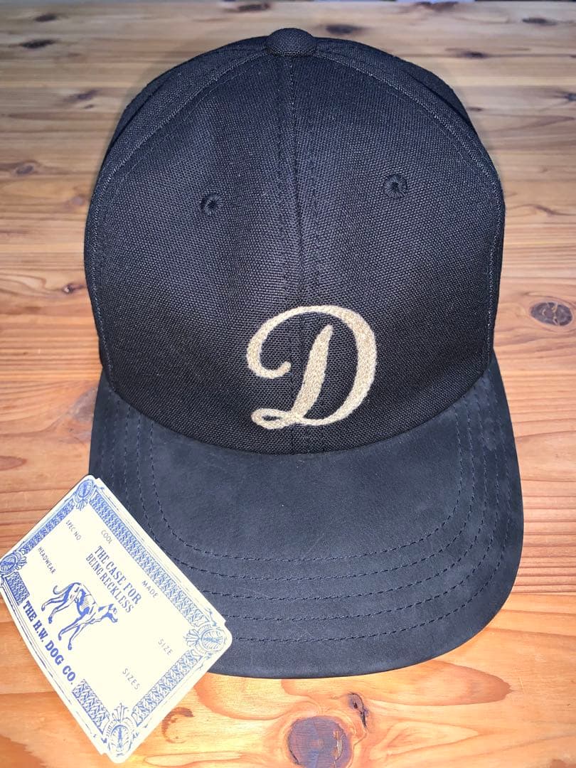 【美品】THE H.W.DOG&CO MID PROFILE CAP BLACK