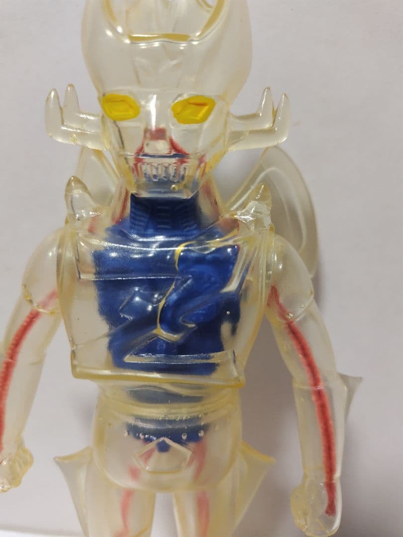 透明人間サンダーZ　 パチソフビ無版権変身サイボーグ昭和おもちゃソフビマジンガー