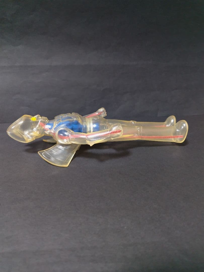 透明人間サンダーZ　 パチソフビ無版権変身サイボーグ昭和おもちゃソフビマジンガー