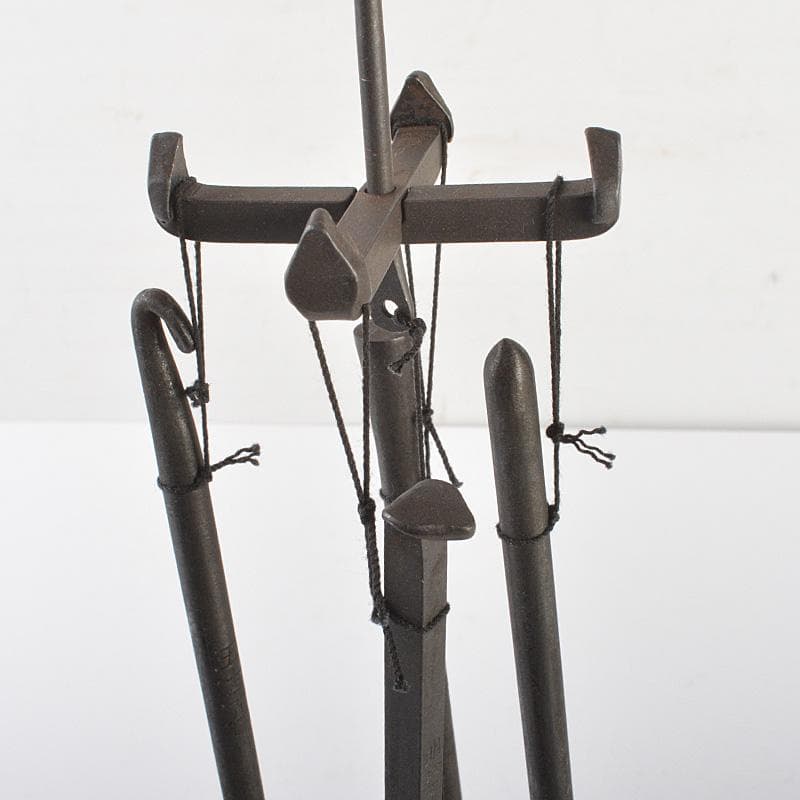 明珍火箸　五十二代　明珍宗理作　火箸風鈴　共箱　V　R6679