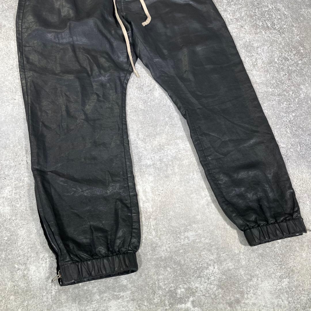 19SS Rick Owens コーティングサルエルジョガーパンツ【46】