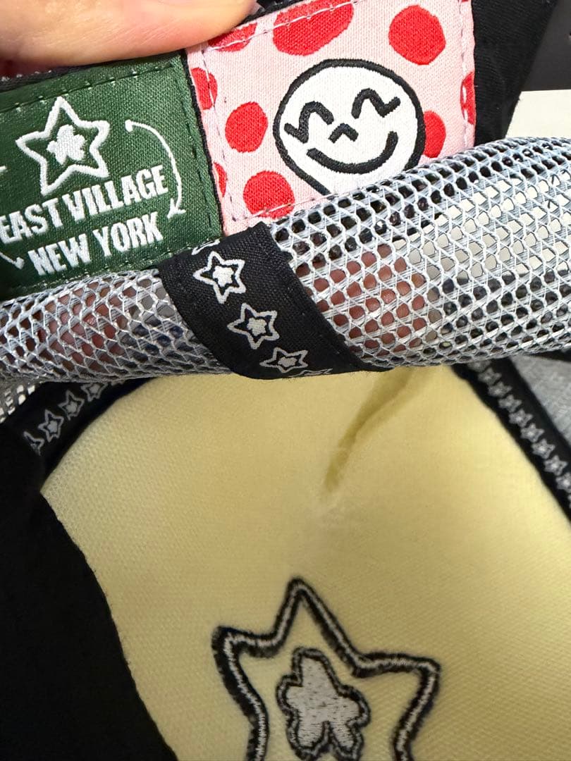 スターチーム　キャップ　ブラックホワイト