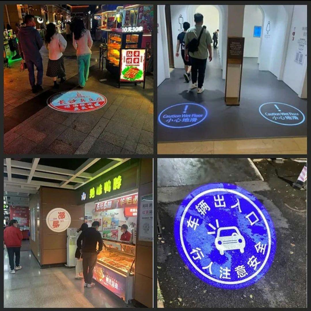 ロゴ広告 プロジェクタランプ