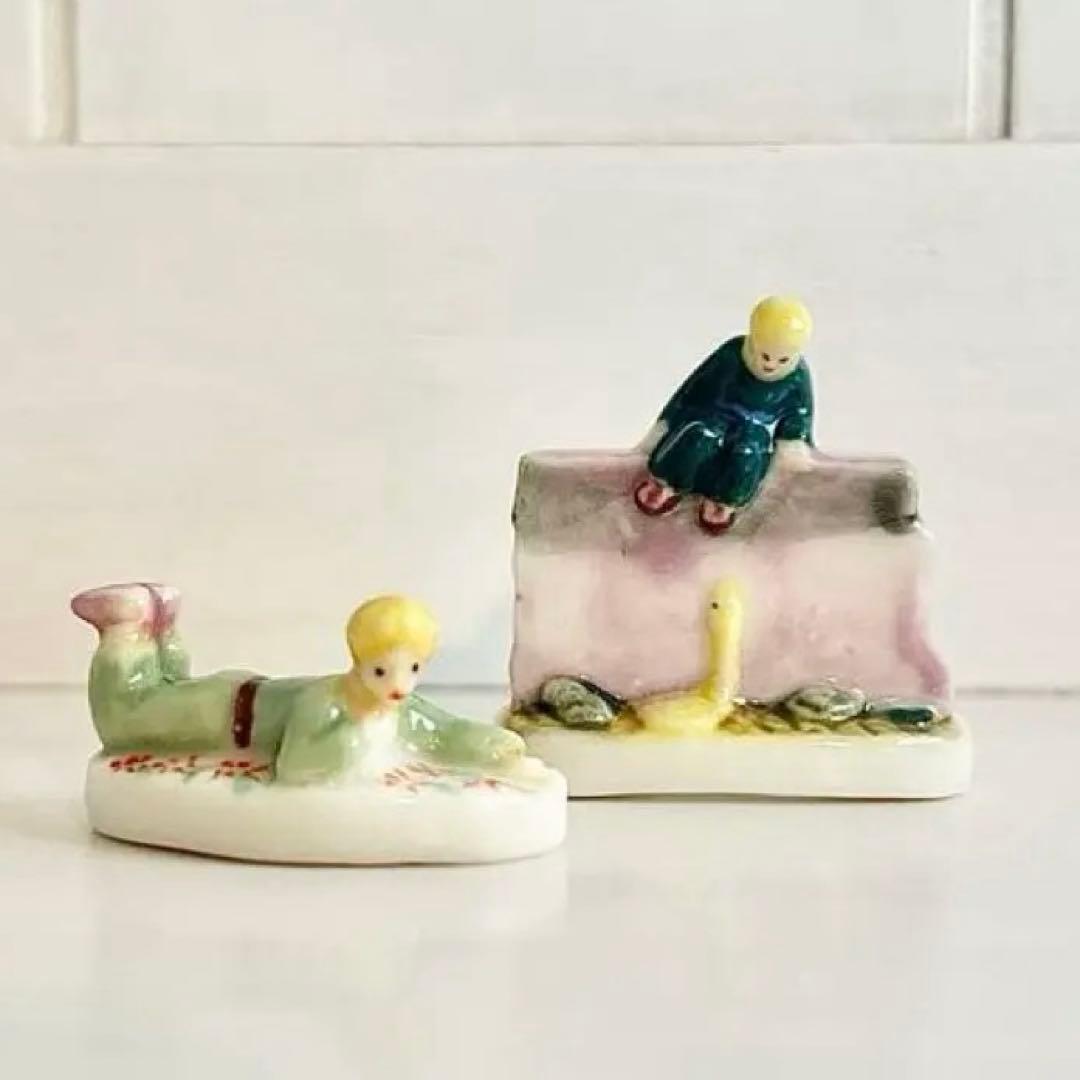 【激レア】2000年　星の王子さま　フェーブ完品10点セット　フランス製　陶器