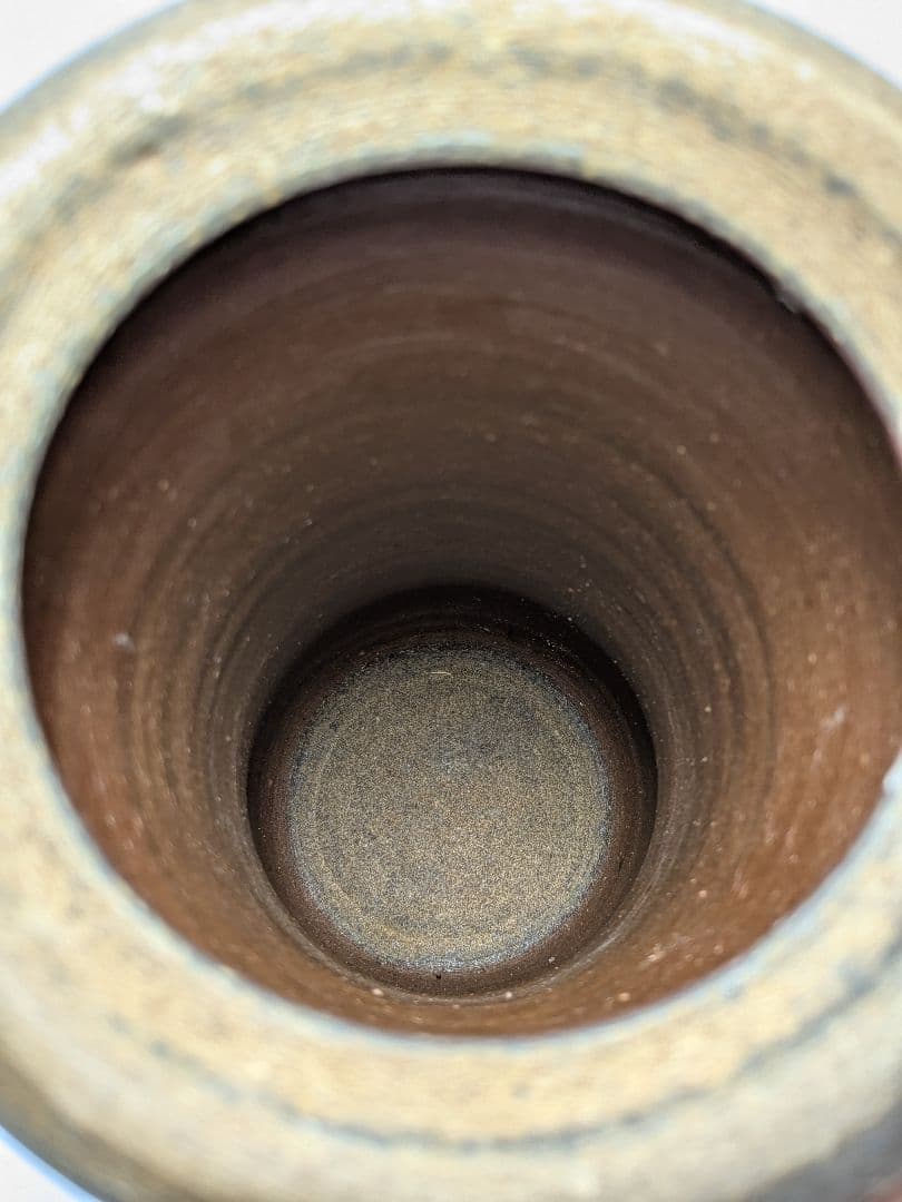 伝統工芸士 高原敏 備前焼 細水指A 共箱共布 水差し 茶道具 茶器 抹茶 食器