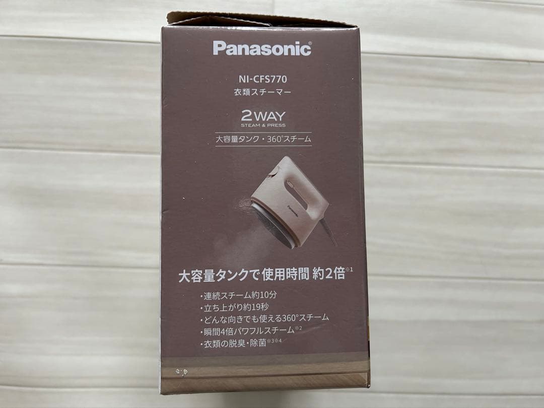 Panasonic 2WAY スチーマー