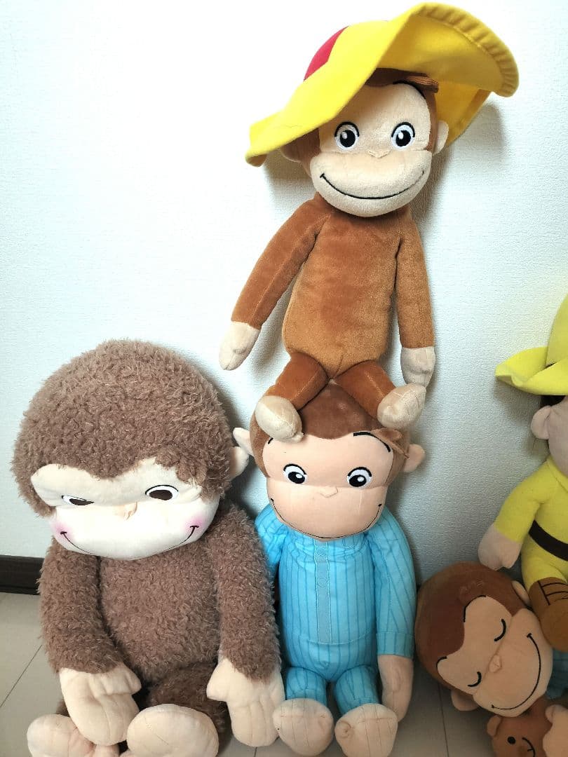 おさるのジョージ ぬいぐるみ 6体セット