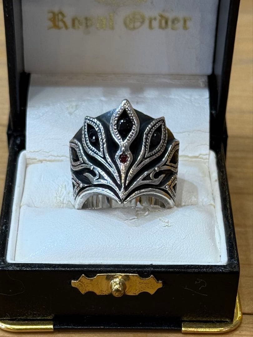 孔雀　リング　925 ティアラリング