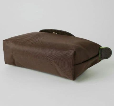 LONGCHAMP / ロンシャン ルプリアージュグリーン ハンドル付きポーチ