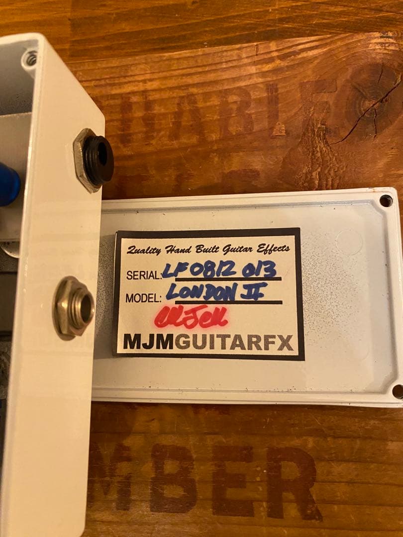 m*n様 MJM LONDON FUZZ FACE シリコンファズ フェイスBC