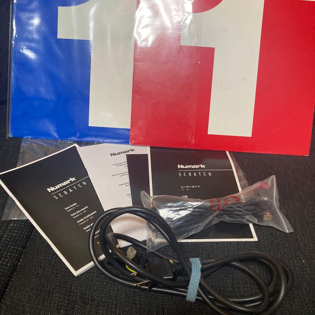 最終価格！美品！numark scratch 付属品完品！中古レコードおまけ付き