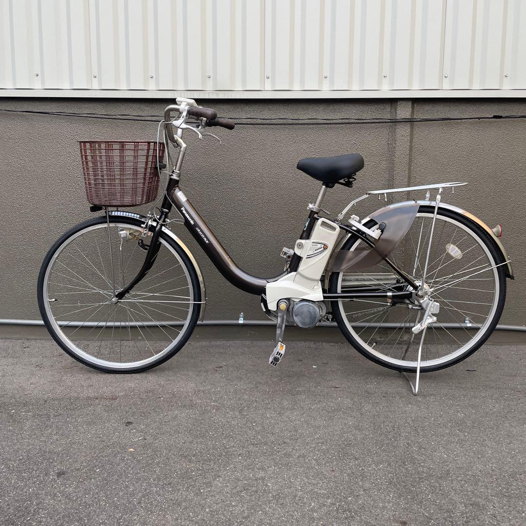 パナソニック電動アシスト自転車26インチ8.9Ahブラウン