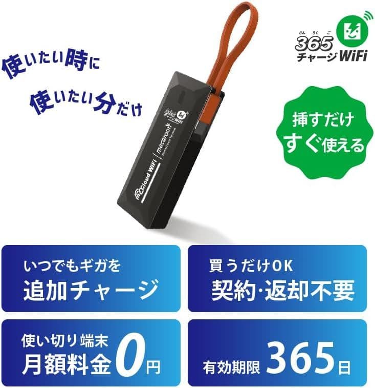 モバイルWiFi 100GB初回 USB/タイプC