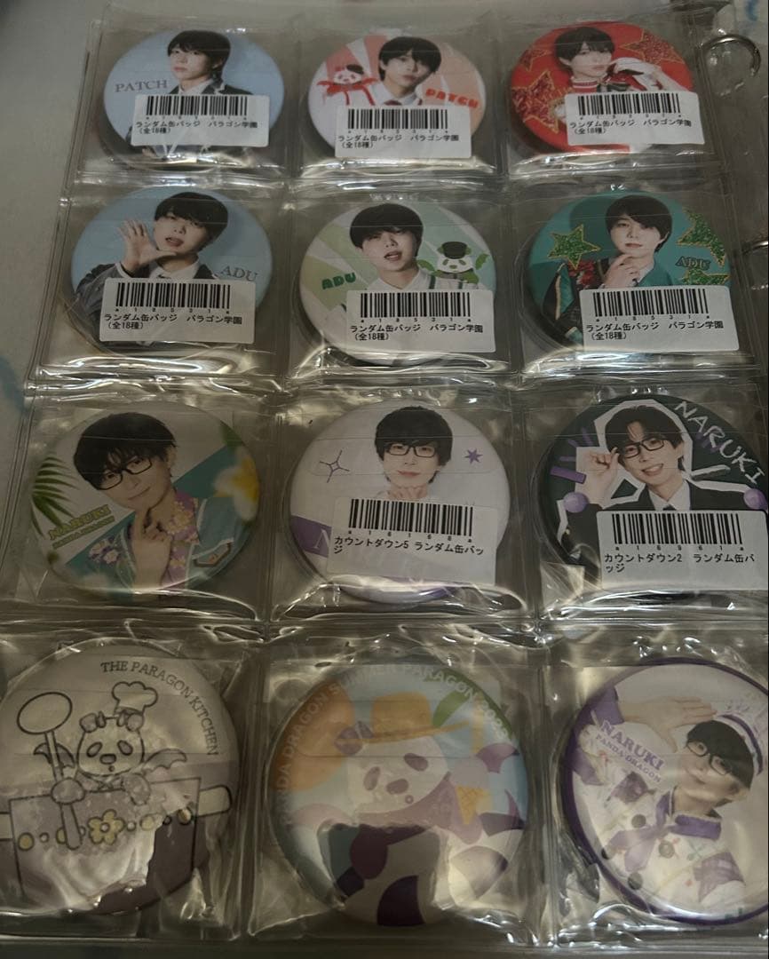 パンダドラゴン 缶バッジ 64個 バラ売り可