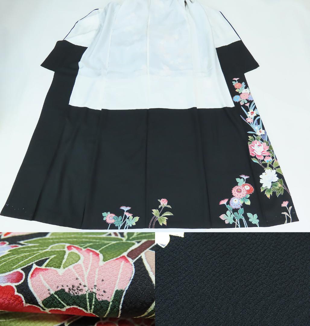 要事前確認　振袖　京加賀友禅　正絹　裄66cm　身丈162cm　3357rym