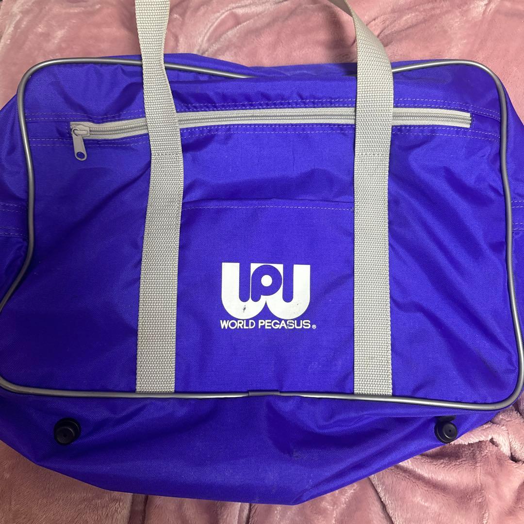 WORLD PEGASUS ワッぺ旧型紫スクールバッグ