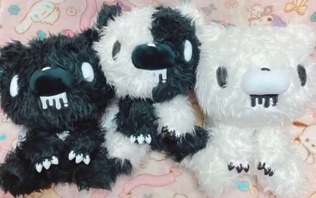 グルーミー 白黒 ぬいぐるみ 最終値下げ