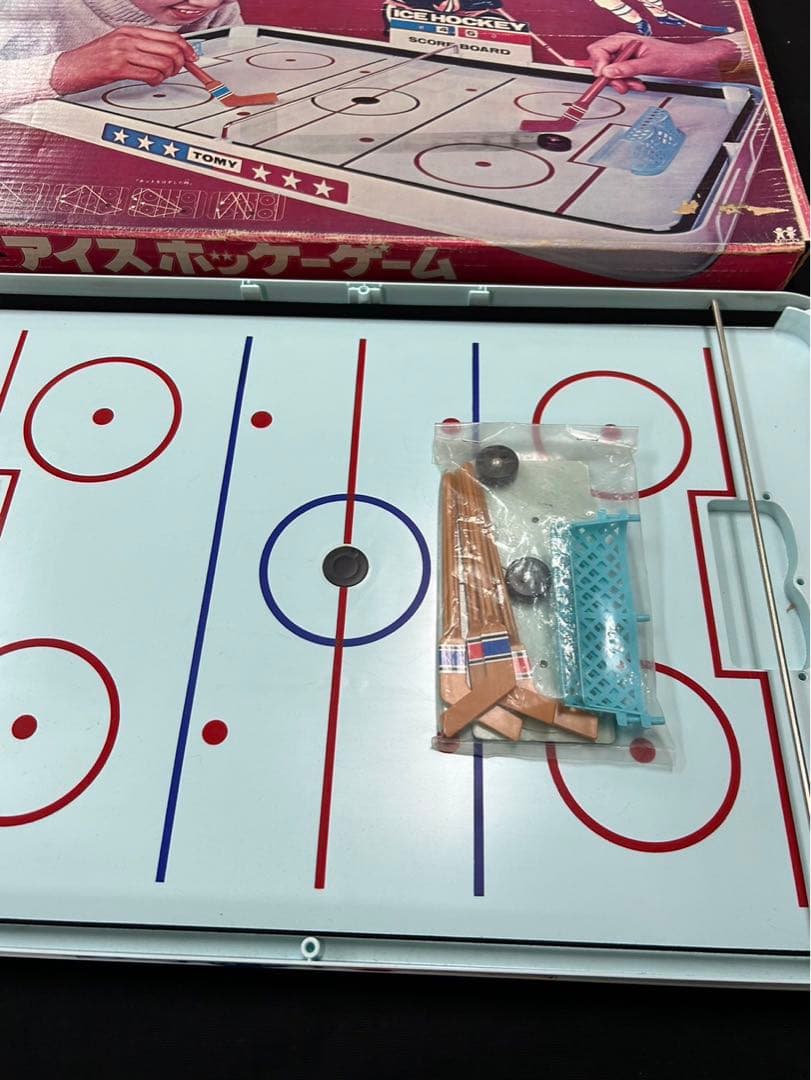 TOMY 卓上タイプ￼アイスホッケーゲーム￼当時物￼
