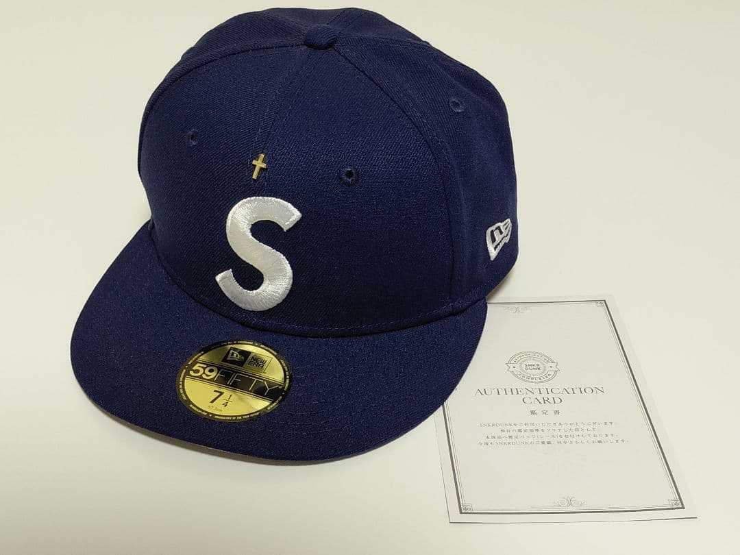 【新品】Supreme　Gold Cross　S Logo　New Era