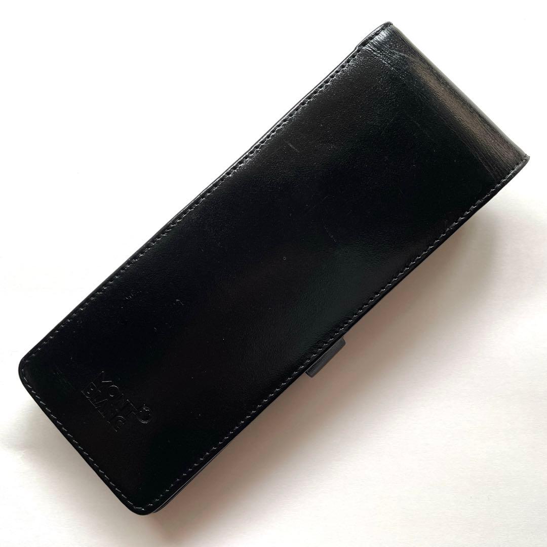 モンブラン レザー ペンケース ３本用 ブラック