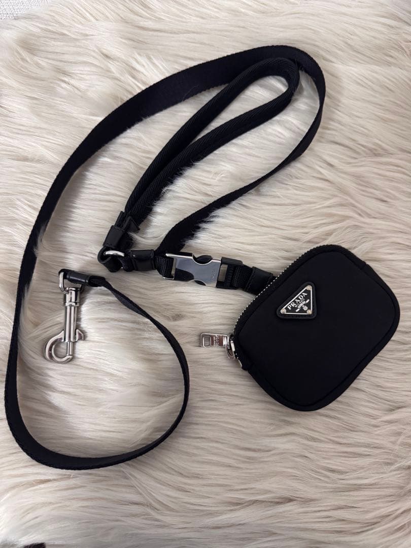PRADA ブラック わんこ用お散歩リード！