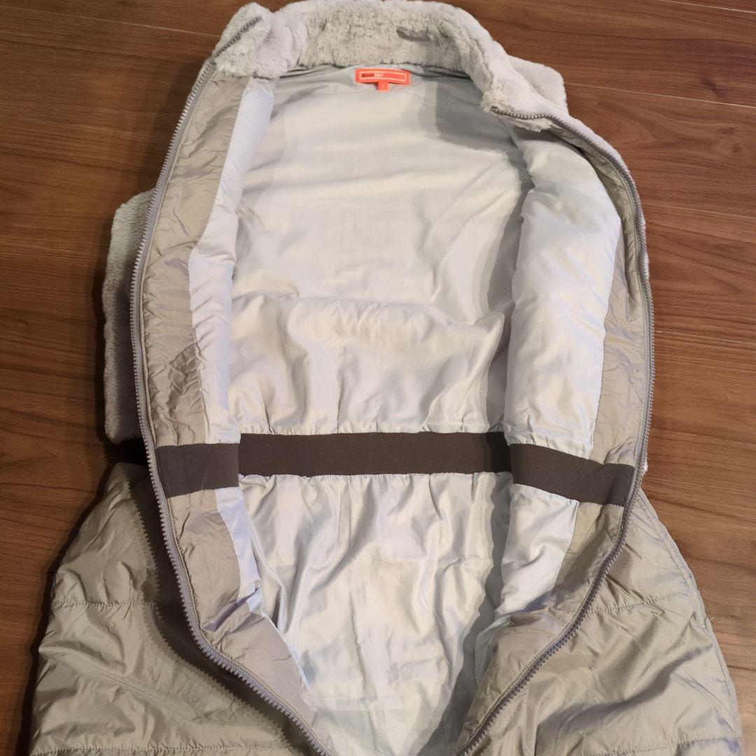 ビームスゴルフ BEAMSGOLFレディース ゴルフ ボア防風ワンピース グレー