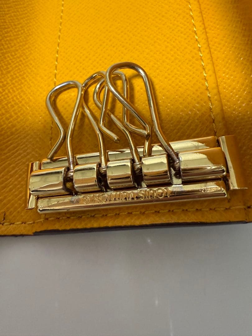 ルイヴィトン モノグラム ミュルティクレ4 ジョーヌドール キーケース