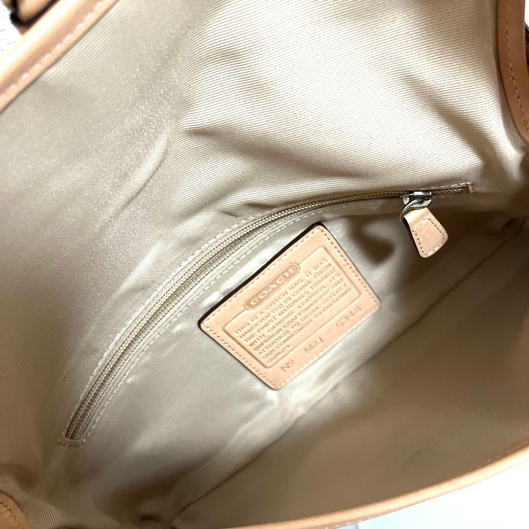 【極美品】コーチ 6348 ソーホー ワンハンドバッグ レザー シグネチャー