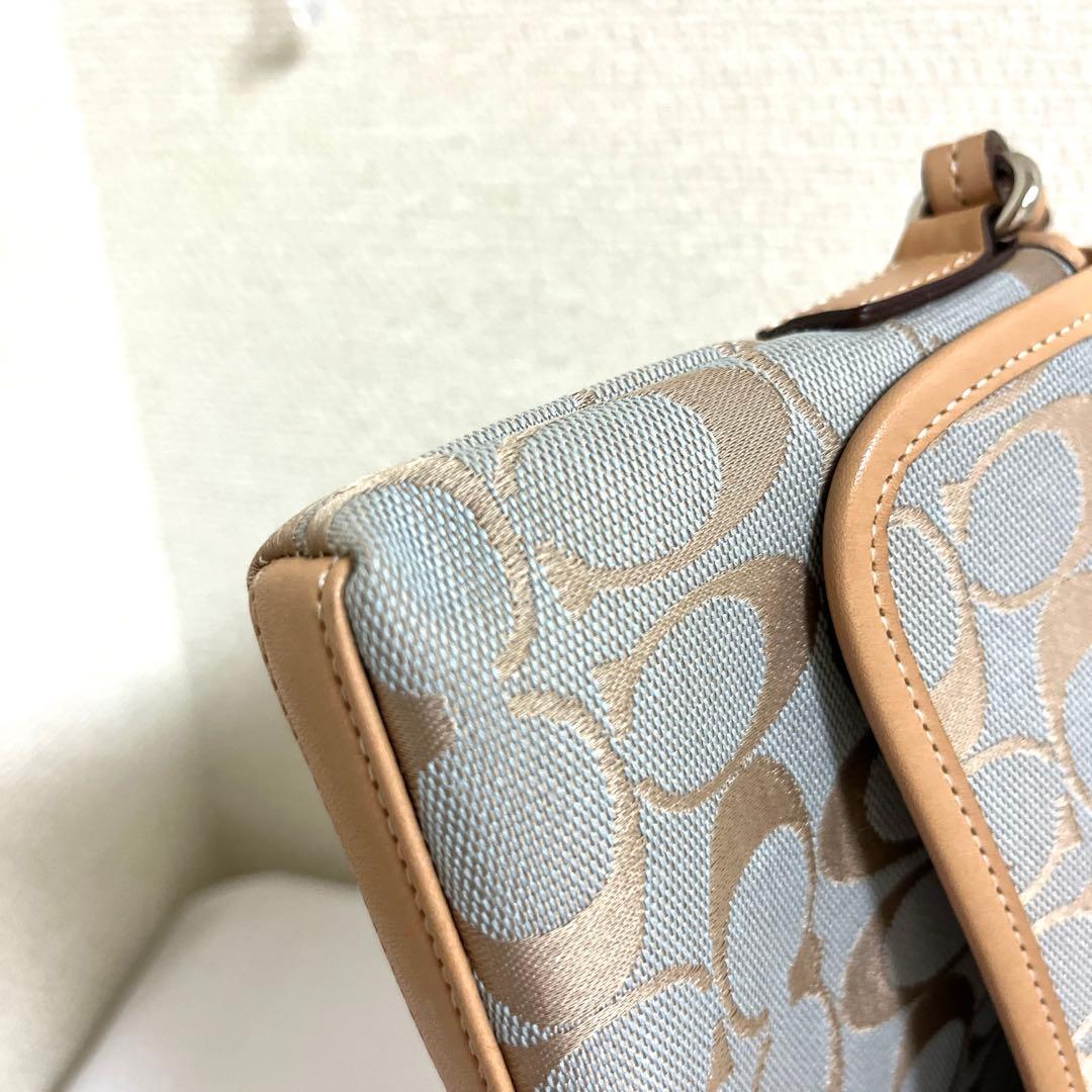 【極美品】コーチ 6348 ソーホー ワンハンドバッグ レザー シグネチャー