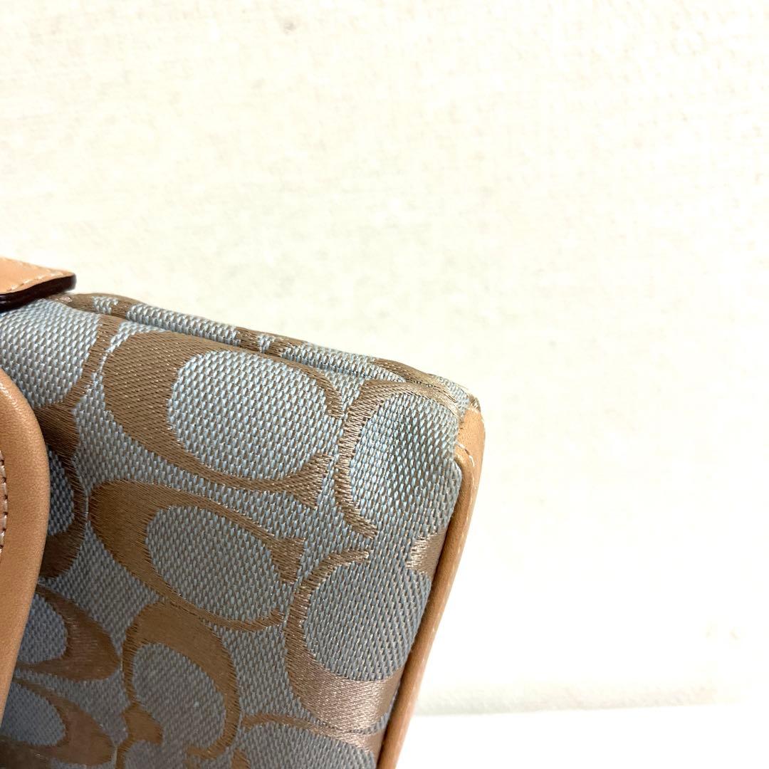 【極美品】コーチ 6348 ソーホー ワンハンドバッグ レザー シグネチャー