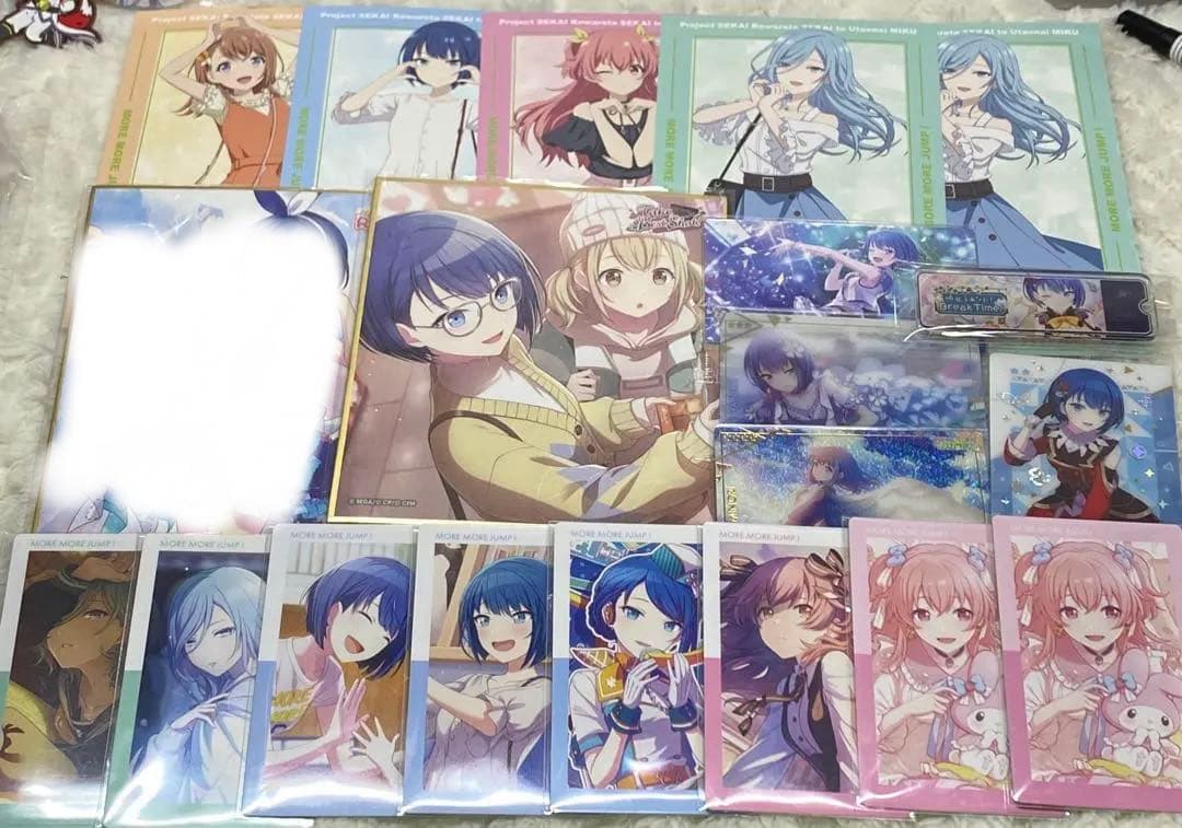 プロセカ 缶バッジ エピカ 箔押し ノーブルアート 特典 色紙