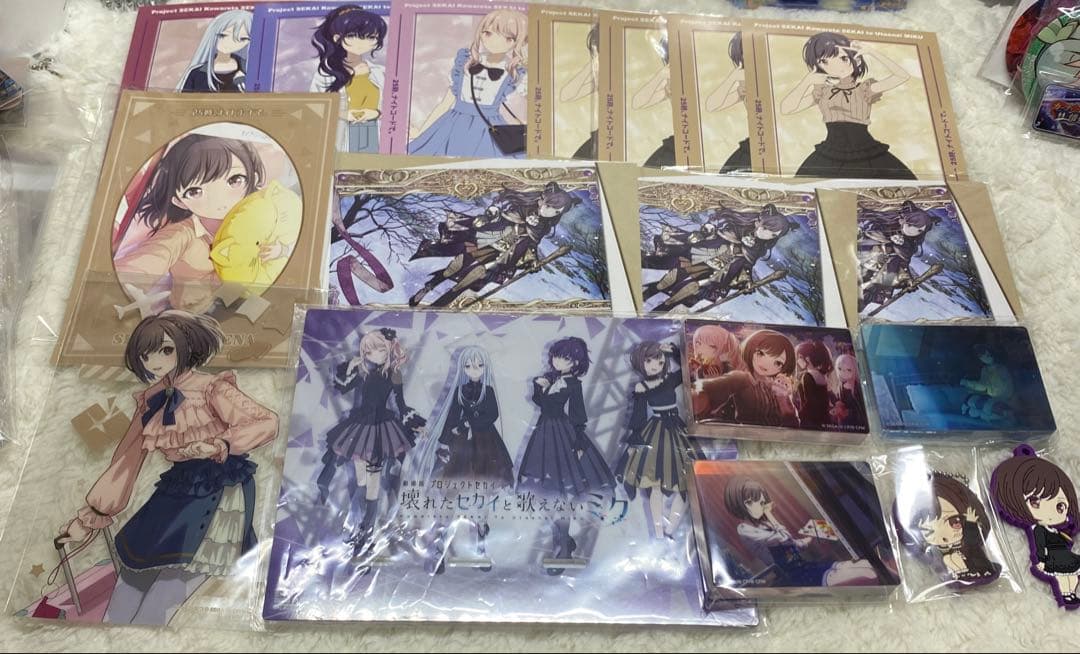 プロセカ 缶バッジ エピカ 箔押し ノーブルアート 特典 色紙