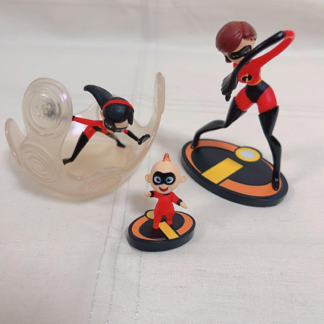 ディズニー ミスターインクレディブル イラスティガール フィギュア3個セット