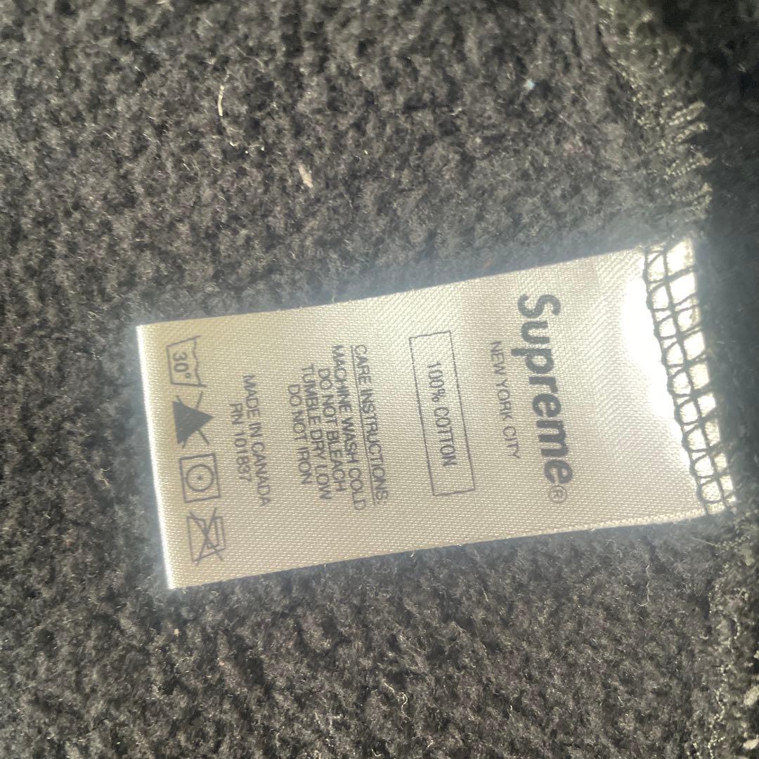 SUPREME ブラック ジップアップパーカー　週末最終値下げ