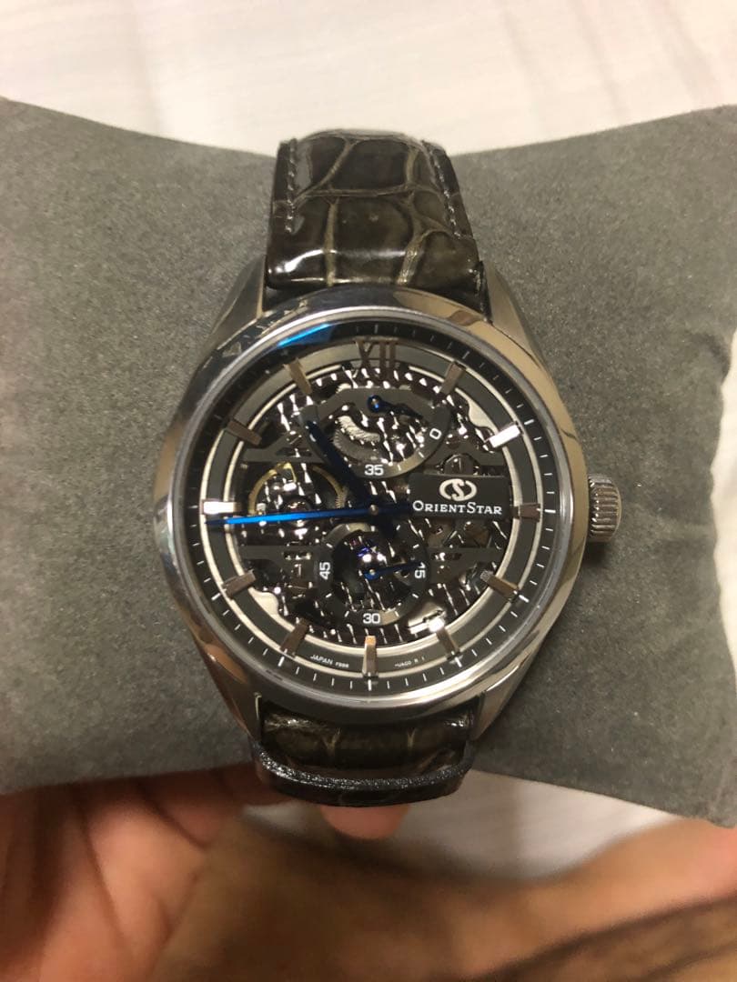 ORIENT STAR スケルトン 手巻き時計