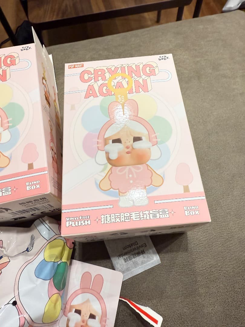 Crying Again ぬいぐるみ3体セットbee, rabit ,blind