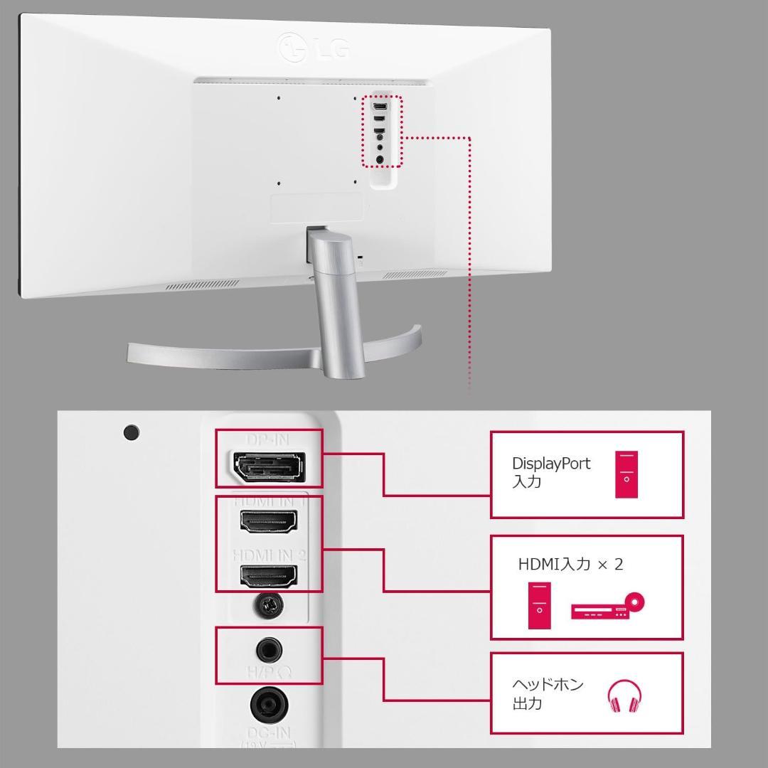 未開封 LG 29インチウルトラワイドディスプレイ 29WK600-W 21:9