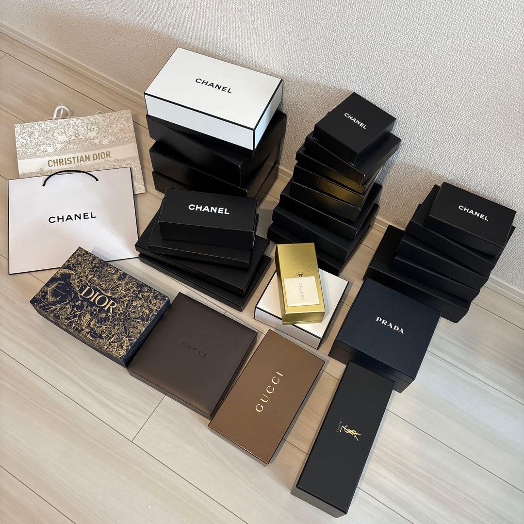 お買い得❗️エルメス・シャネルなどギフト箱 ３２個まとめ売り ブランド空箱