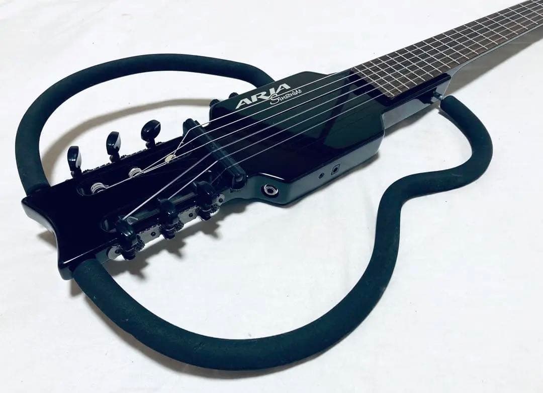 ARIA サイレントギター アリア・シンソニード メンテナンス済み