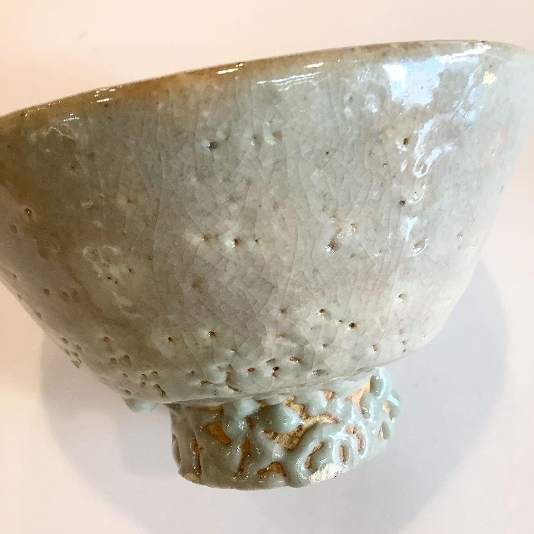 【茶道具】大野瑞峰　萩焼　茶碗