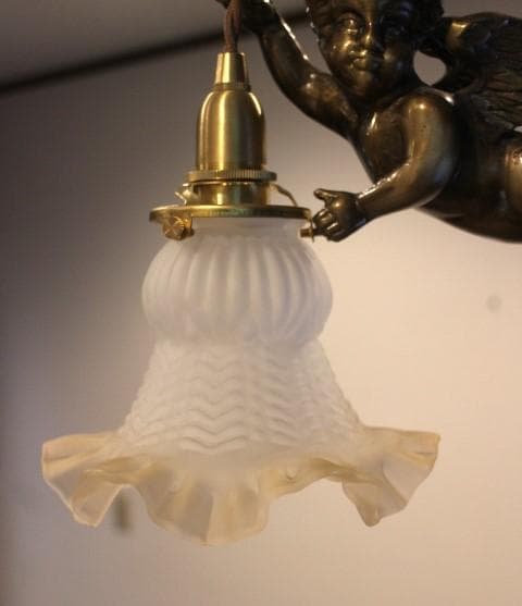 フランス アンティーク 天使 エンジェル シャンデリア ペンダントライト