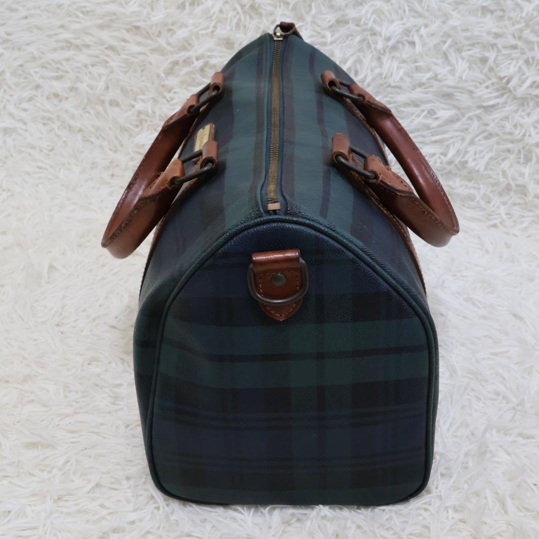 ポロラルフローレン　ボストンバッグ　チェック柄