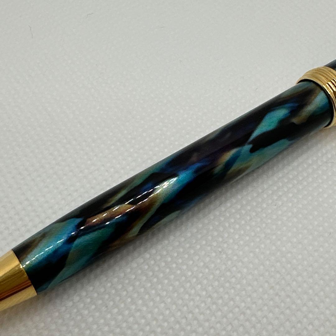 cross ピナクル ピーコックブルー ボールペン