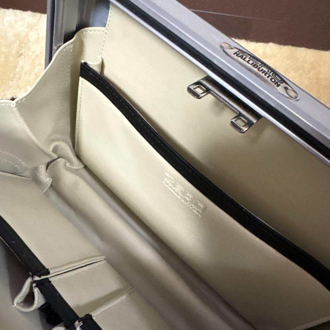 ZEROHALLIBURTON アルミニウム ビジネスバッグ 鍵付き