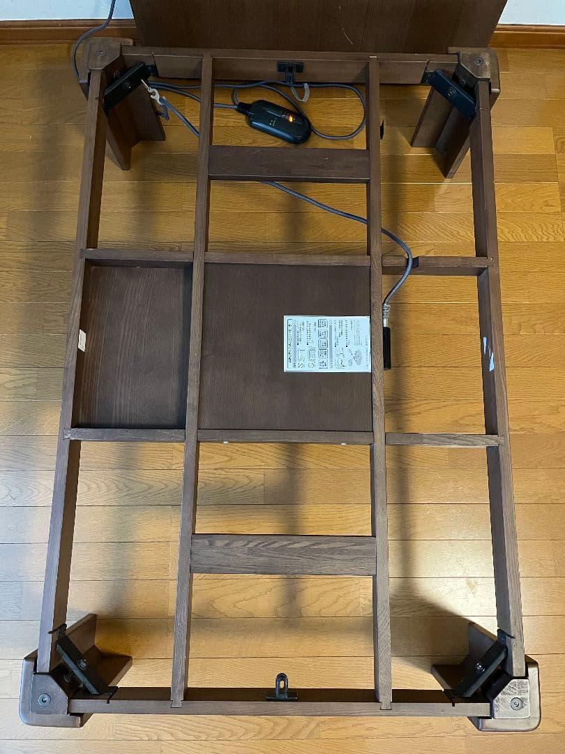 家具調こたつ （ヒーター付き）120×80×36 （＋7cmの継ぎ足付き）