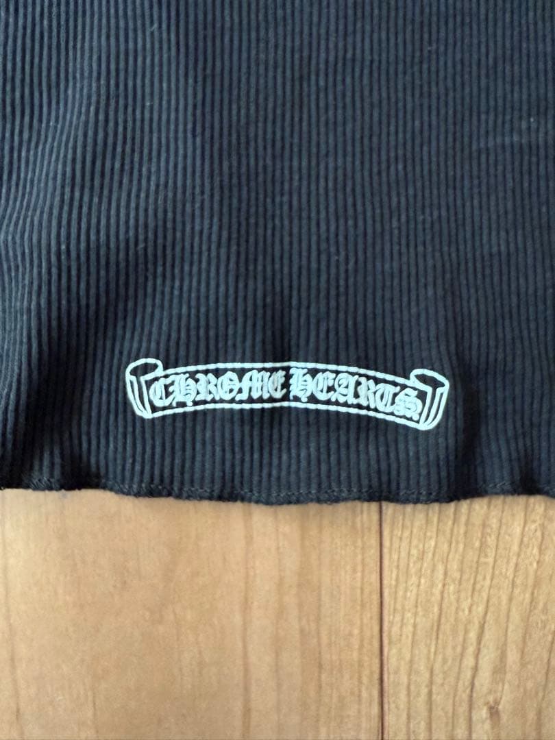 新品未使用 クロムハーツ ホースシュー タンクトップ FUCK YOU 黒 M